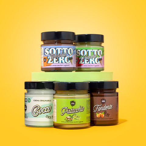 Kit Estivo - 4 Creme Spalmabili e 2 Gelati senza zuccheri aggiunti