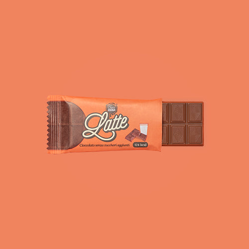 Tavolette cioccolato al latte senza zuccheri aggiunti