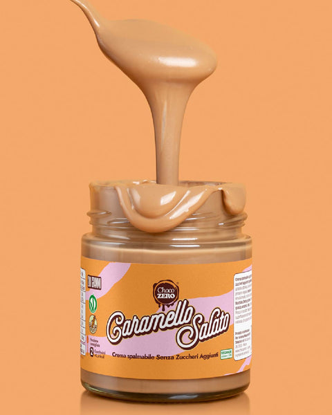 Crema spalmabile caramello salato senza zuccheri aggiunti - 200grammi