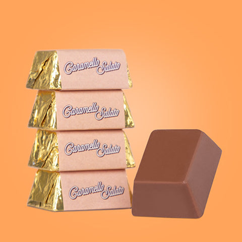 Cioccolatini al caramello salato