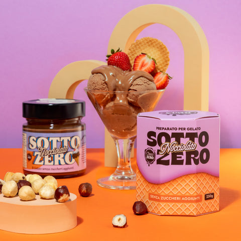 Sotto Zero Gelato nocciolato senza zuccheri aggiunti - 250g