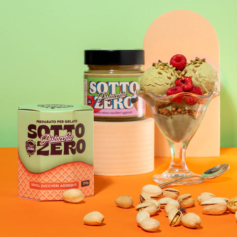 SOTTO ZERO - Gelato al Pistacchio senza zuccheri aggiunti - 250g
