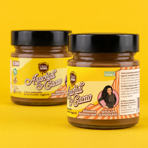 Crema Spalmabile Arachidi e Cacao Senza Zuccheri Aggiunti | Edizione Limitata × Giulia Caggiari