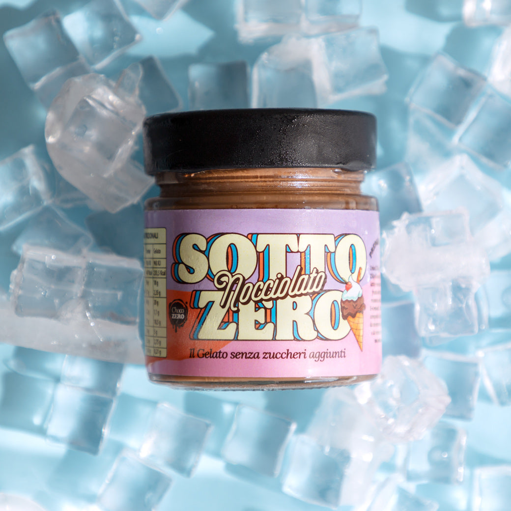 gelato nocciolato senza zuccheri aggiunti