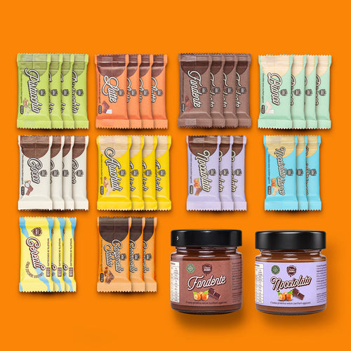Pacco 60 giorni Choco Zero - 36 tavolette e 2 creme spalmabili