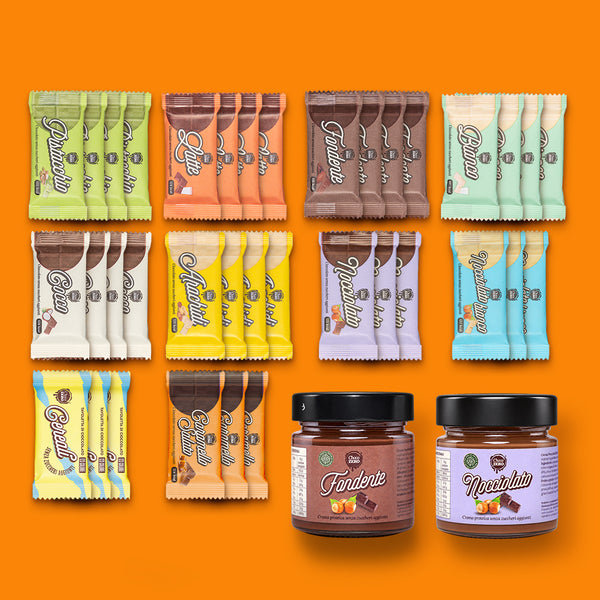 Pacco 60 giorni Choco Zero - 36 tavolette e 2 creme spalmabili