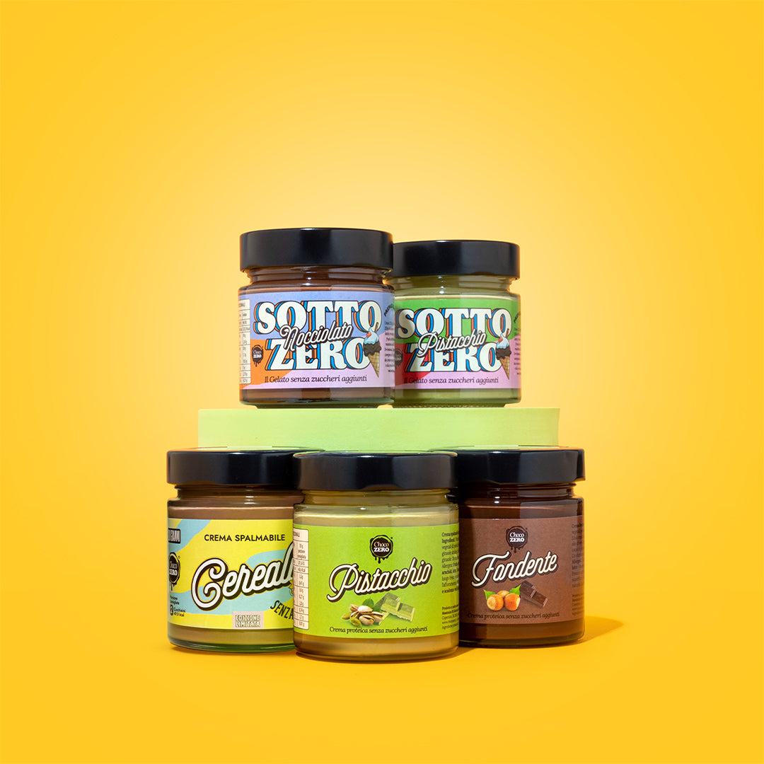 Kit Estivo - 4 Creme Spalmabili e 2 Gelati senza zuccheri aggiunti