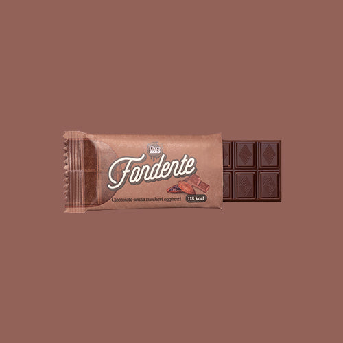 Tavolette al cioccolato fondente senza zuccheri aggiunti