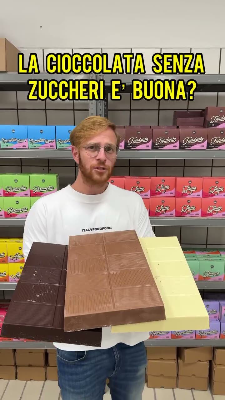 Assaggio di cioccolato senza zuccheri aggiunti